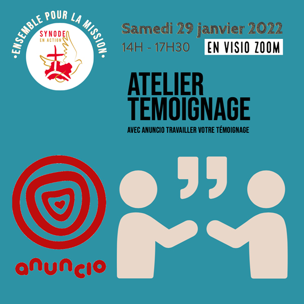 Apprendre à témoigner, avec Anuncio Apprendre à témoigner, avec Anuncio